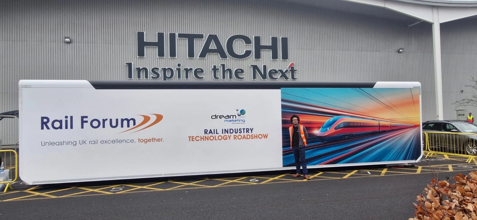 CB Frost Rolls with the Rail Industry Technology Roadshow